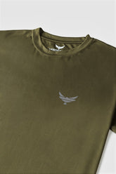Arm Stripes Sports T Shirt - Army Green